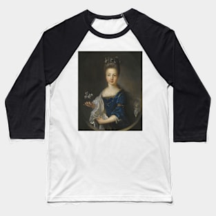 Portrait Of Princess Luisa Maria Theresa Stuart by Jean-Francois de Troy Baseball T-Shirt